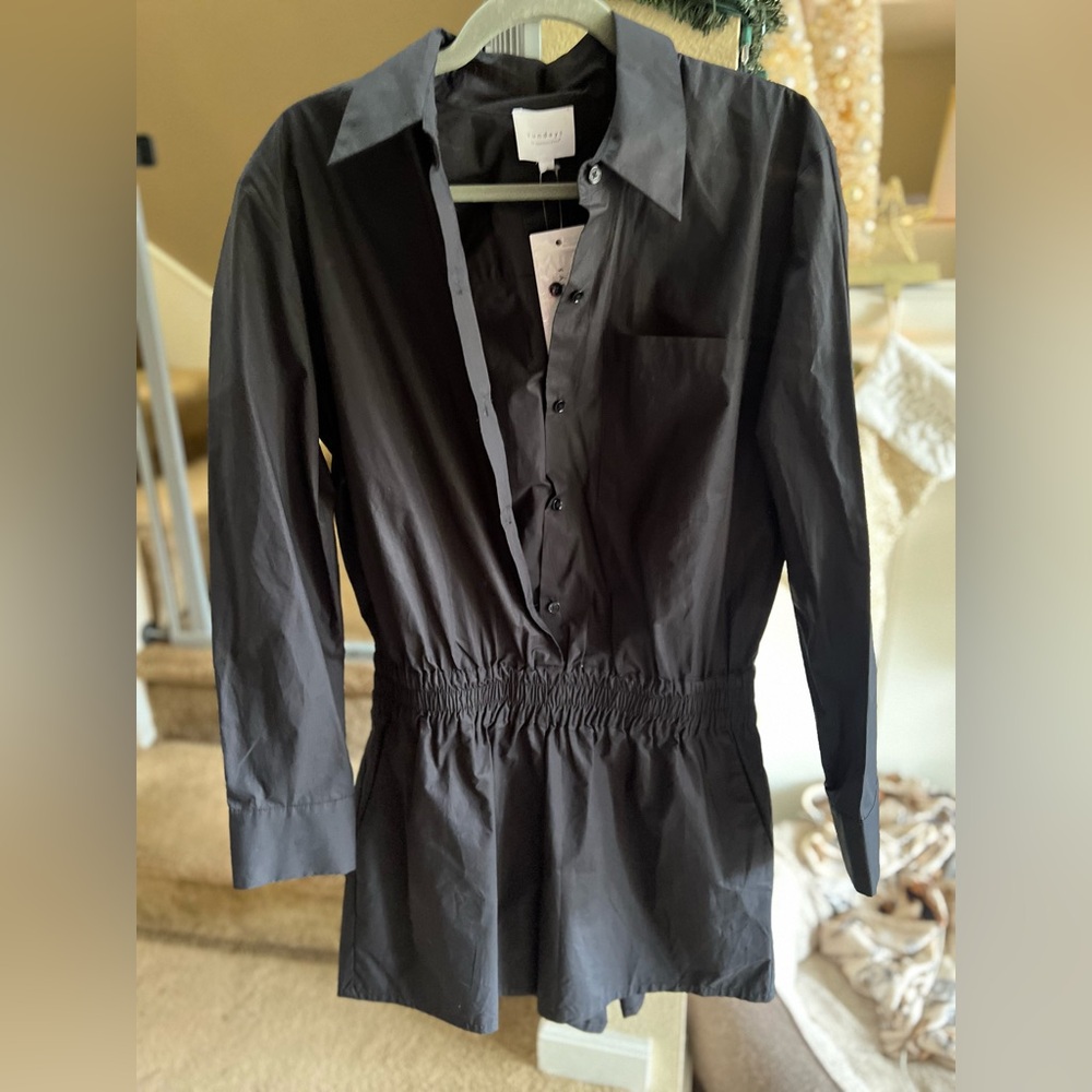 Sundays Black Romper, brand new